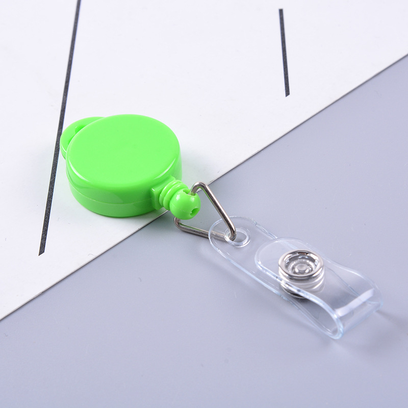 2.5cm small round pull-up buckle, metal pull-up buckle, ID card buckle, telescopic cartoon pull-up buckle, pull-down buckle, available in fixed color pic 14