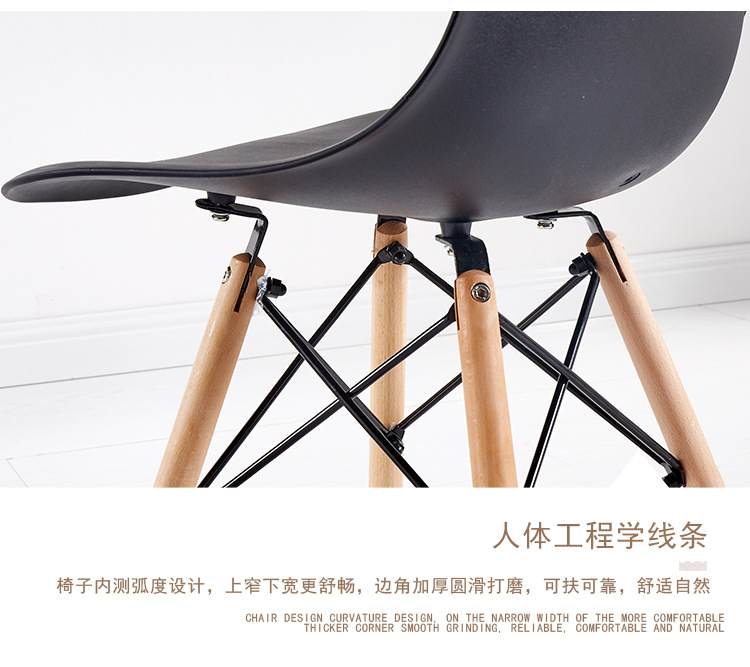 Eames chairs, dining chairs, home chairs, computer desks and chairs, plastic backrest chairs, modern, simple and creative office chairs, negotiation chairs pic 8