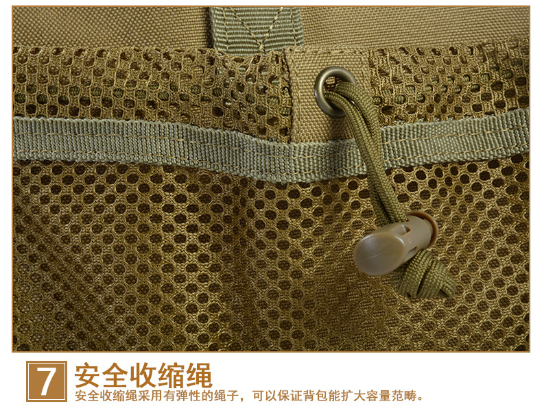 Yitu Mountaineering and Outdoor multi-functional travel Bag, Movement Crossbody Bag, Camping Camouflage bucket Bag, Military Fan Tactical Bag pic 20