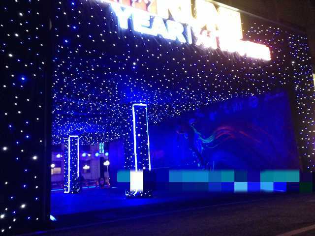 Led星空幕布婚庆背景 星空布 星光布 婚礼演出舞台背景幕布详情9