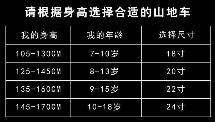 一件代发自行车20寸山地车22寸变速车24寸学生车单车儿童自行车详情1