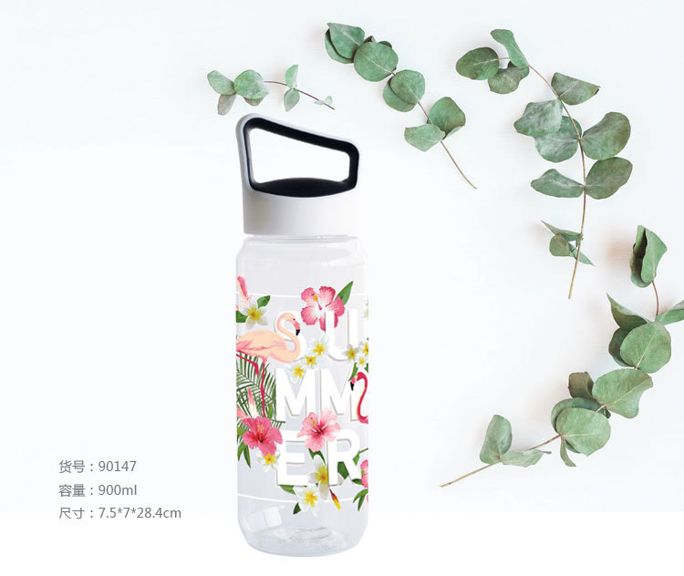 tritan water bottle Plastic water cup, portable plastic cup, large-capacity tea cup pic 2