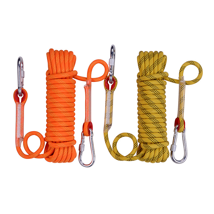 Cross-border discount: Reflective outdoor climbing rope, nylon rope, climbing rope, survival rope, rappelling rope, polyester mountaineering safety rope pic 8