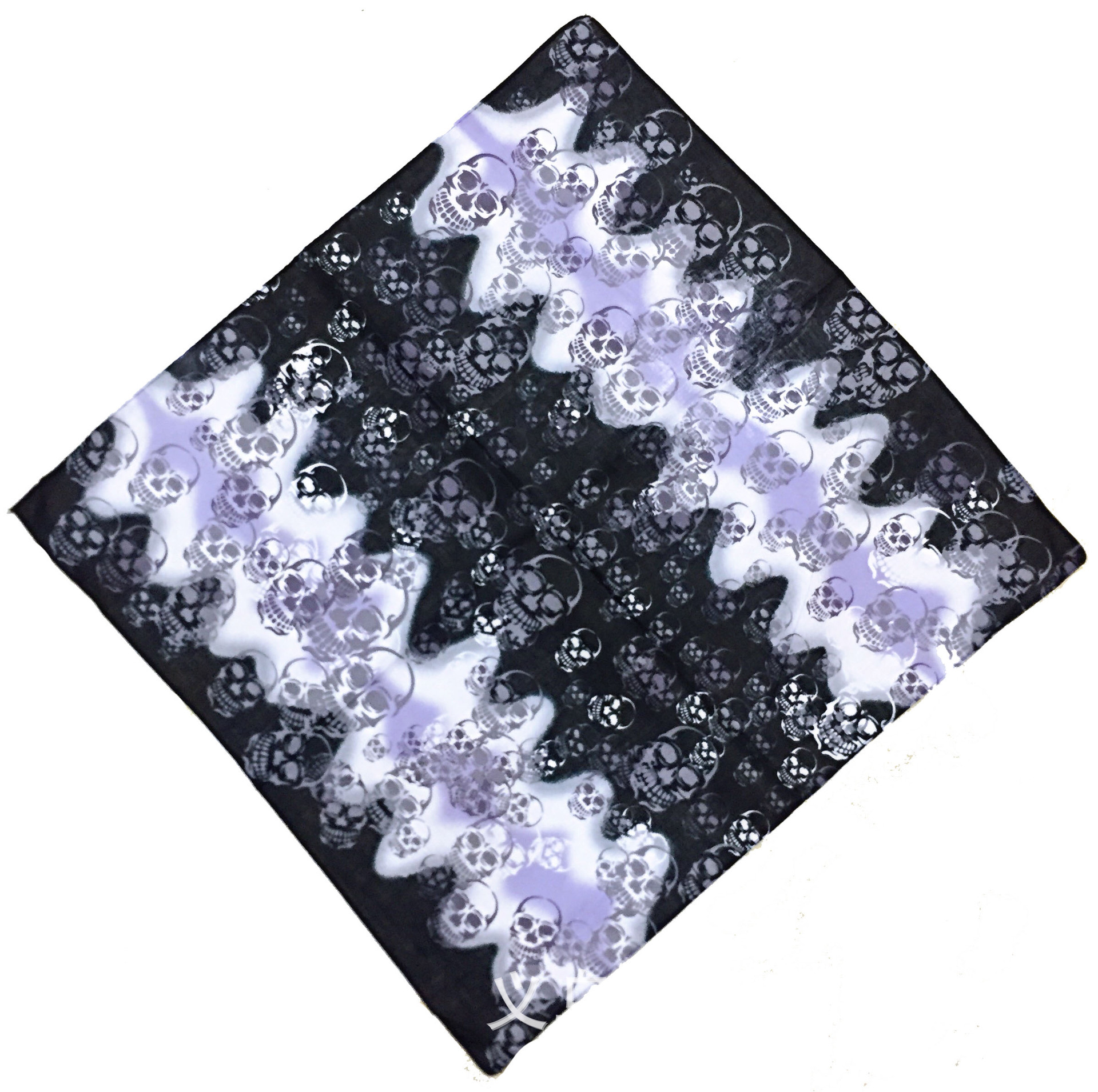 Pure cotton square headscarves, hip hop hip-hop street dance, big faces, skull heads, big ghost heads, square headscarves wholesale pic 7