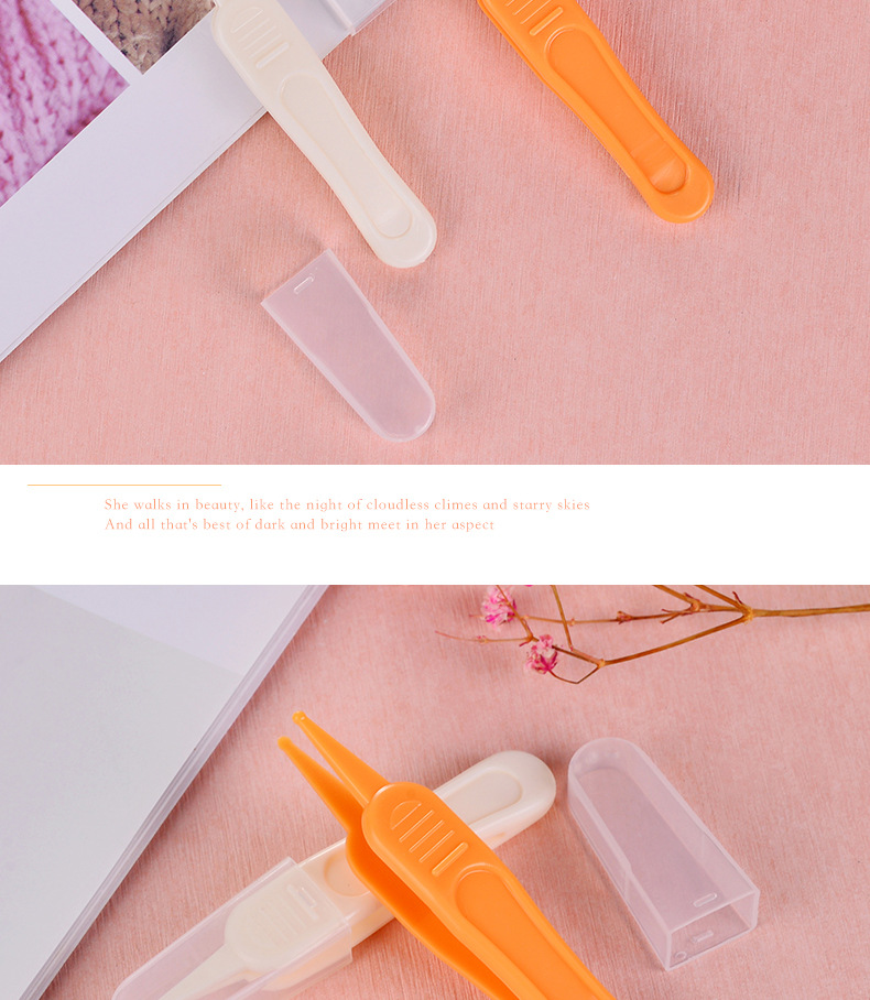 新起点洗护用品 婴儿鼻屎夹 宝宝日常护理清洁镊子圆头夹子详情15