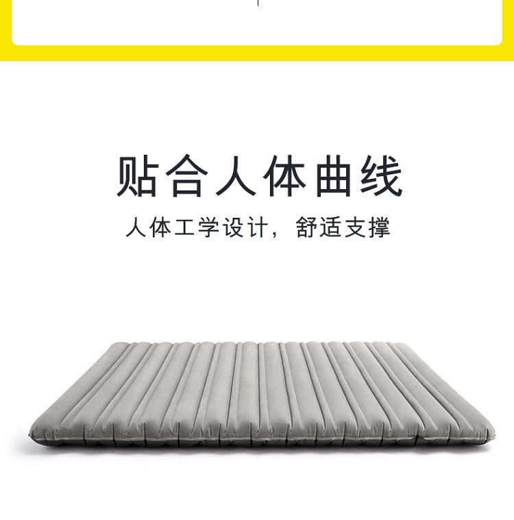 Xanoduji inflatable bed, home double air cushion bed sheet, person inflatable mattress, thickened portable air cushion bed, simple and easy pic 7