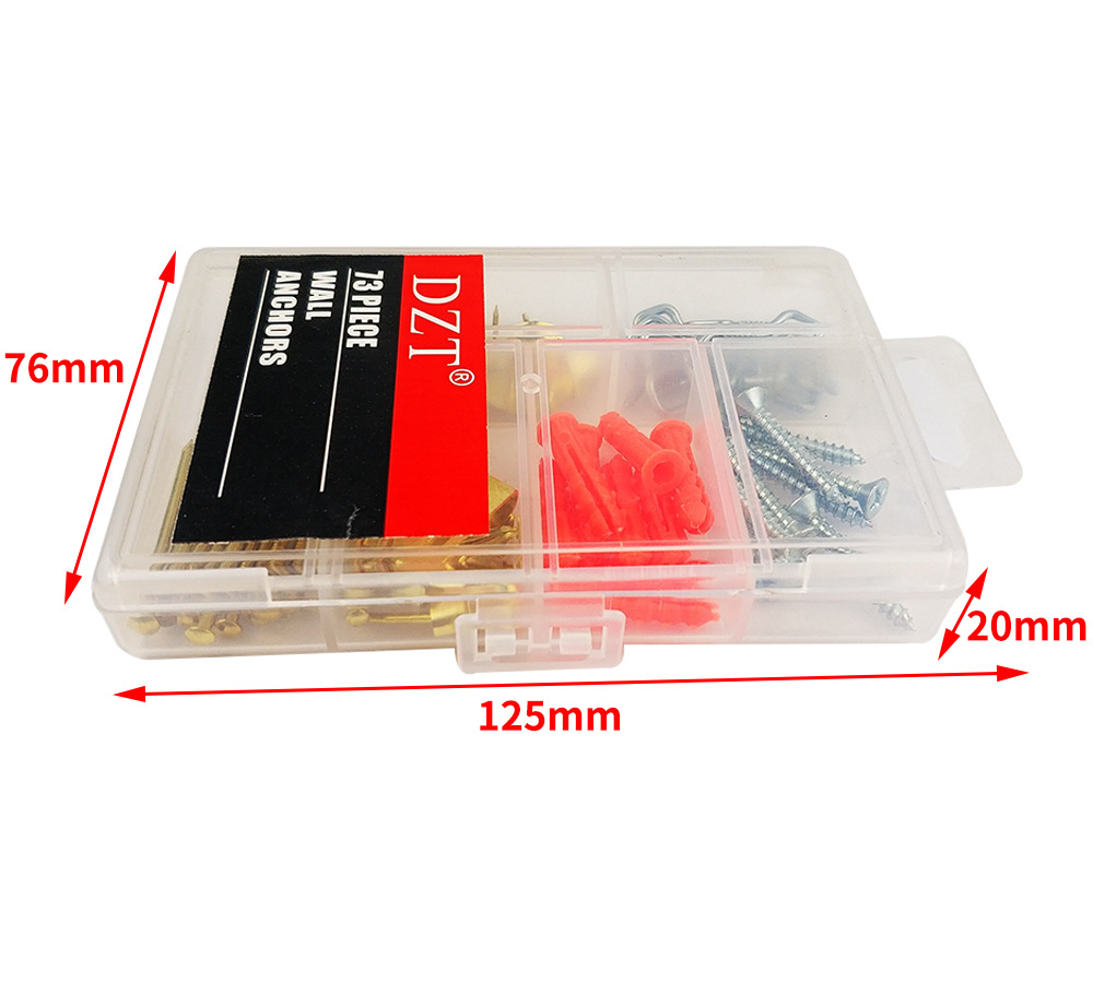 Expansion tube WallAnchors, wall anchors, expansion screws, multi-specification small hardware accessories set pic 39