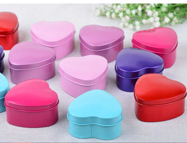 创意马口铁盒包装喜糖盒子小爱心形铁盒礼品包装糖果铁盒现货详情19