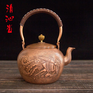 铜质茶壶家用紫砂壶泡茶壶茶具套装礼品送礼详情4