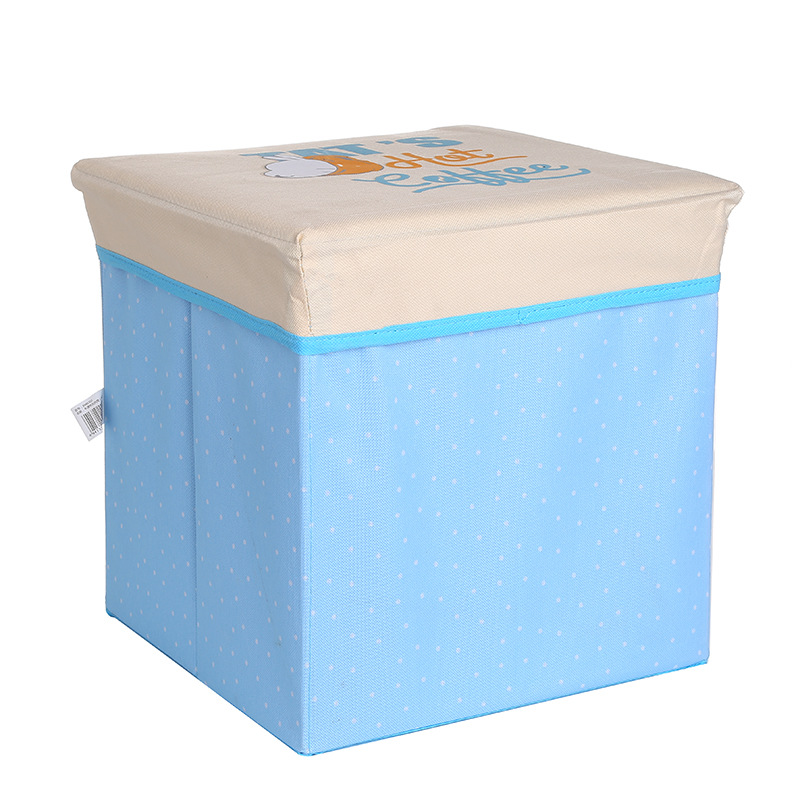Wholesale of large-capacity household storage boxes, underwear storage boxes, shoe-changing storage stools, and fabric home goods organization boxes pic 18