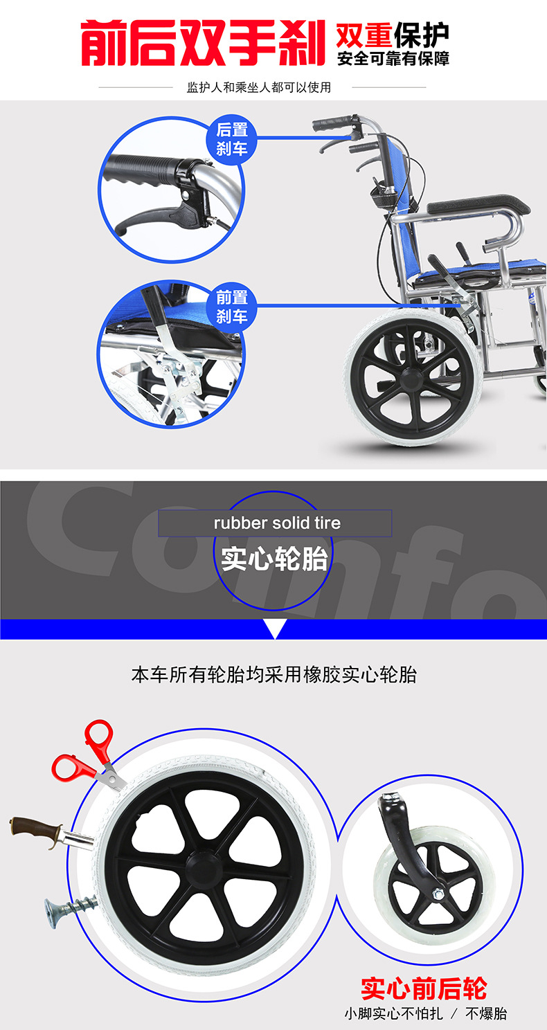 The manufacturer wholesales Fumeirui folding, lightweight, and portable wheelchairs for the elderly and the disabled, as well as pusher and mobility scooters pic 7