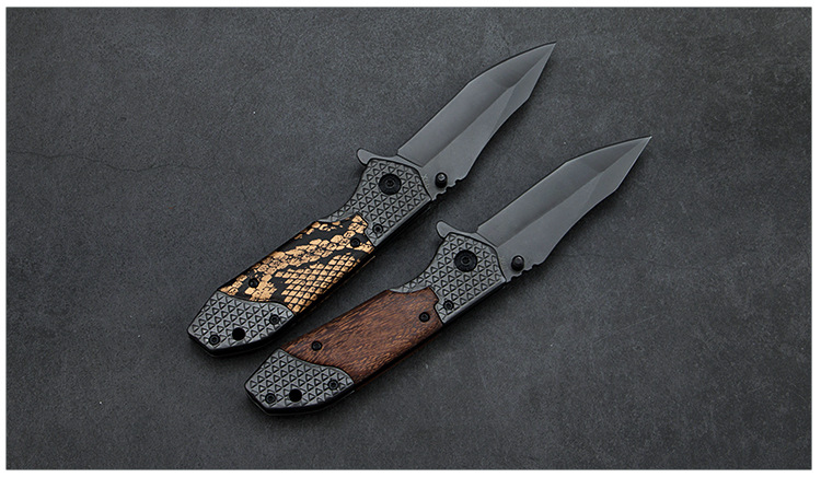Outdoor folding knife, portable self-defense knife x66, high-hardness and sharp folding knife for wilderness survival pic 7