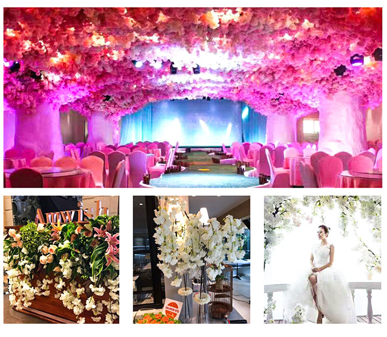 仿真9头千层菊家居场景装饰配景客厅会所摆放配饰假花摄影道具详情137