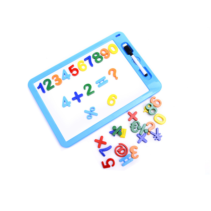 厂家供应早教数字符号拼图磁性数字符号37PCS吸卡装立体拼图玩具详情13