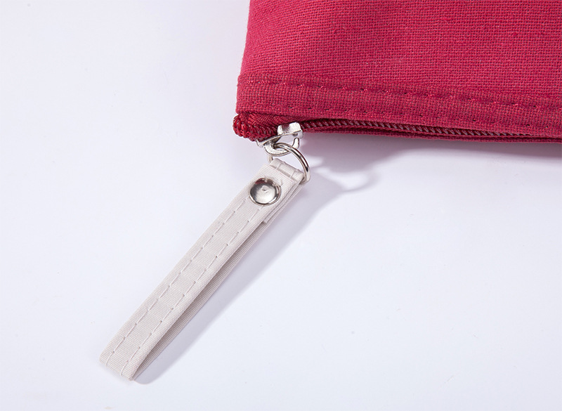 多功能帆布卡包钥匙包手机包洗漱包化妆收纳包字母布艺拉链零钱包详情9