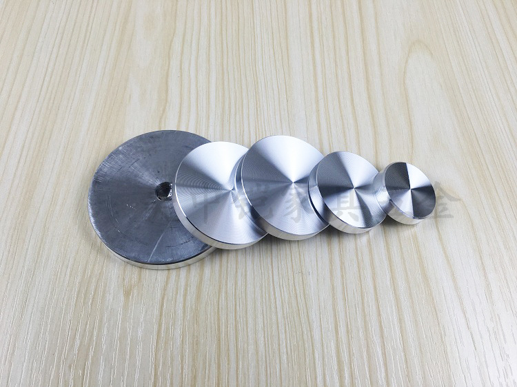 Cabinet base accessories/Solid aluminum discs for glass tables and coffee tables/Round decorative discs/Decorative discs for KTV coffee tables pic 5