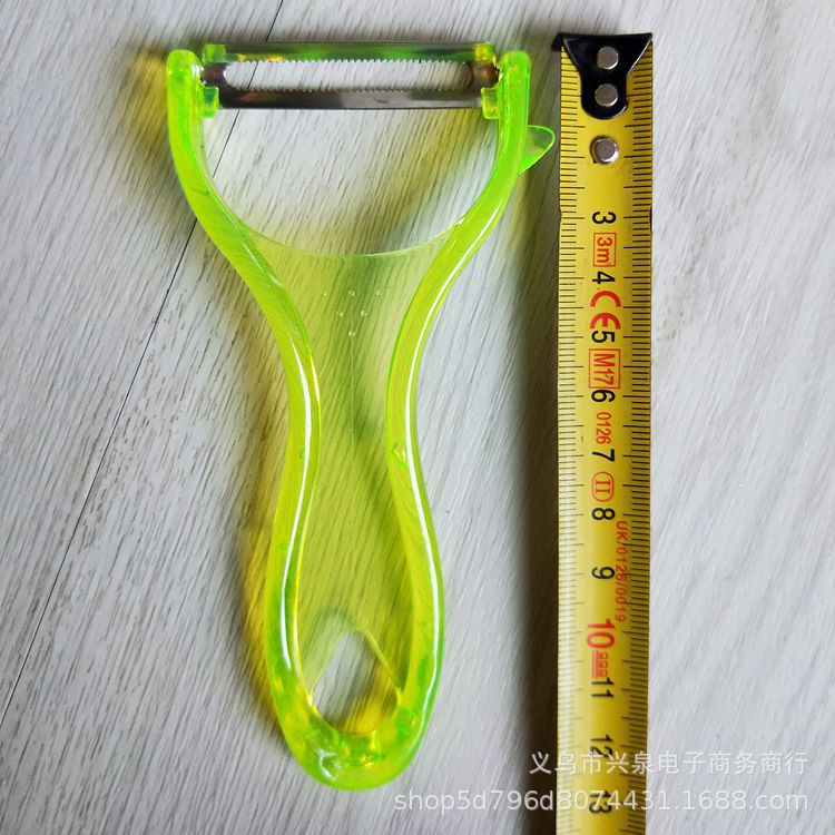 【 Zone 2-10 】 Crystal peeler 10 per bundle 2000 per box, one-yuan crystal peeler, plastic fruit and vegetable peeler, colored transparent peeler pic 5