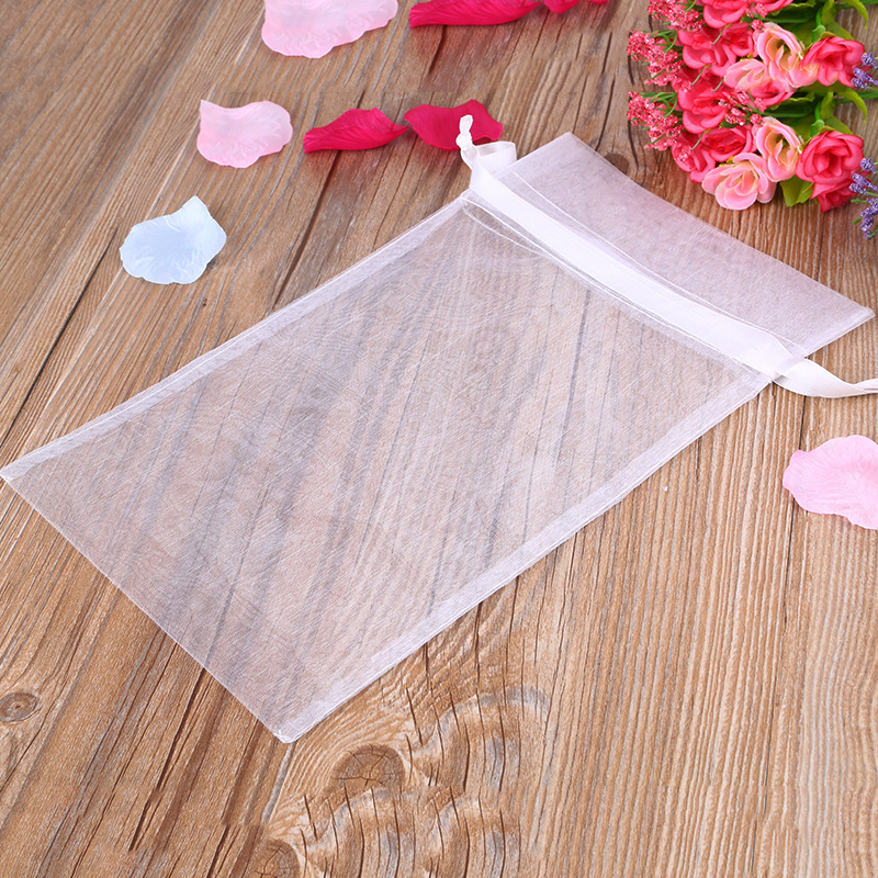 大量供应现货素色纱袋7*9CM 首饰袋批发 二十多种颜色可选详情12