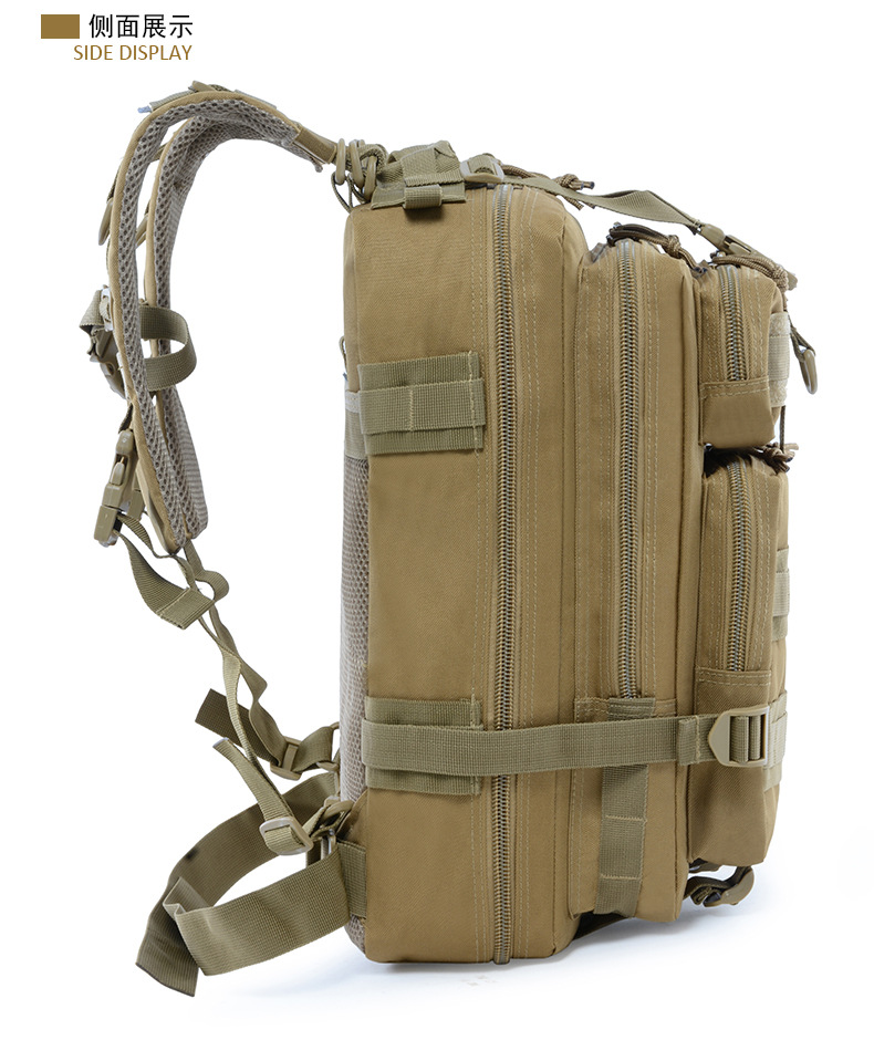 Yitu Tactical Camouflage Bag Outdoor Camping Backpack Double-Shoulder Military Enthusiast Bag New Upgraded Version 3P Backpack wholesale pic 12