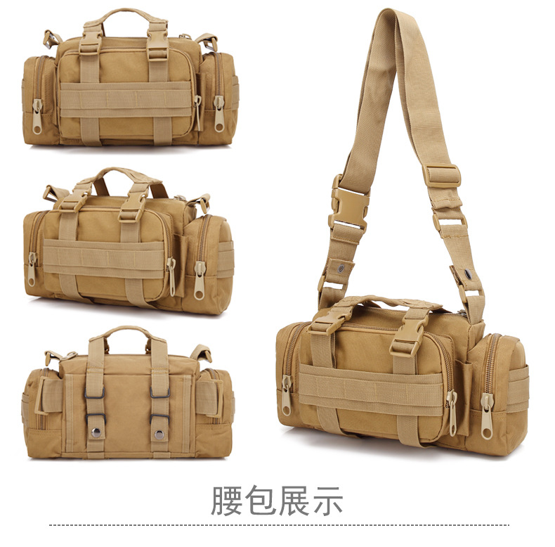 Yitu Hiking, Off-road Camping Storage Combination Double-Shoulder Military Bag for Men, a large-capacity outdoor tactical backpack for travel pic 9