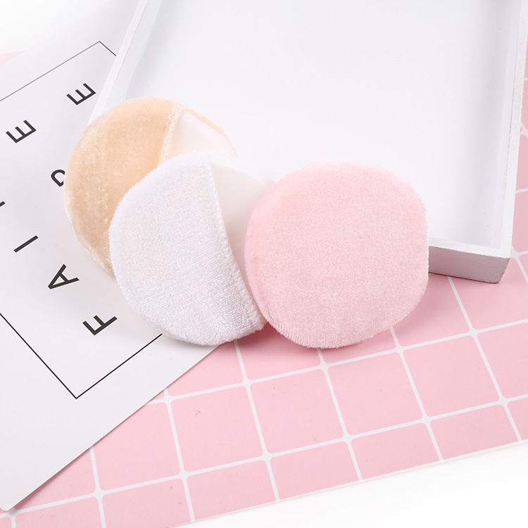 三色绒布手插式