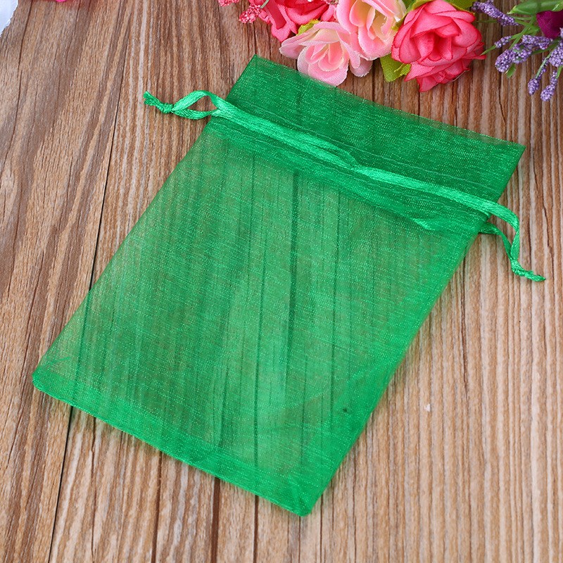 大量供应现货素色纱袋7*9CM 首饰袋批发 二十多种颜色可选详情19