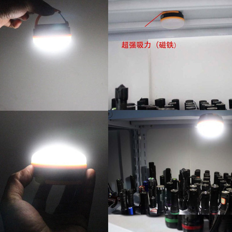Rechargeable LED outdoor tent lights, camping lights, fishing lights, USB magnets, emergency mobile phone charging, cross-border labeling and distribution pic 55