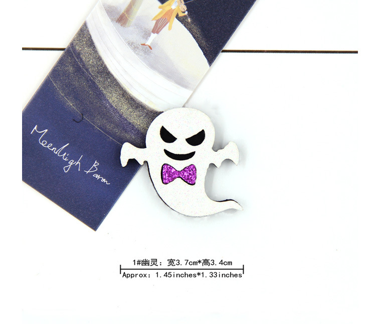 New Korean-style Halloween Wizard hat Pumpkin Ghost Skull Bat BOO hair clip accessory pic 20