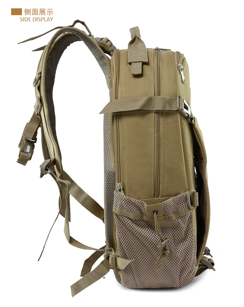 Yitu Leisure Travel Waterproof Camouflage Backpack for Men, large-capacity sports outdoor Tactical Badminton backpack pic 12