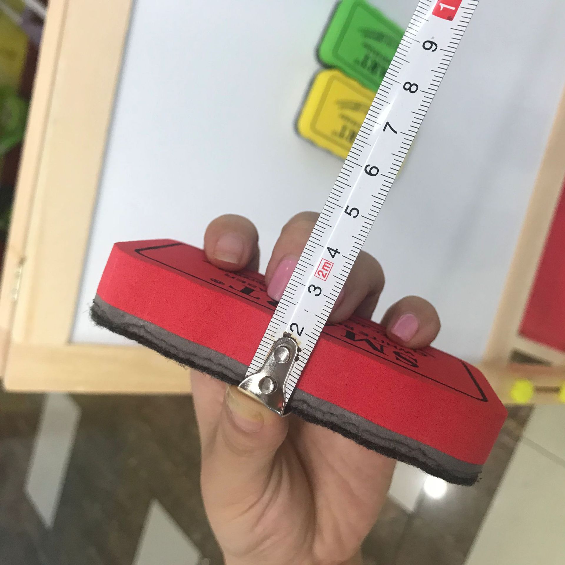 EVA卡通带磁性板擦儿童教学白板擦易擦无痕板黑板擦磁吸磁吸卡通详情8