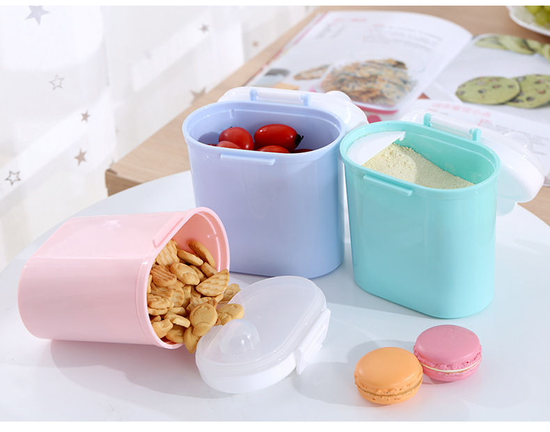 Portable milk powder box for going out, large-capacity milk powder storage can for babies, portable sealed box for baby milk powder, milk powder compartment pic 19
