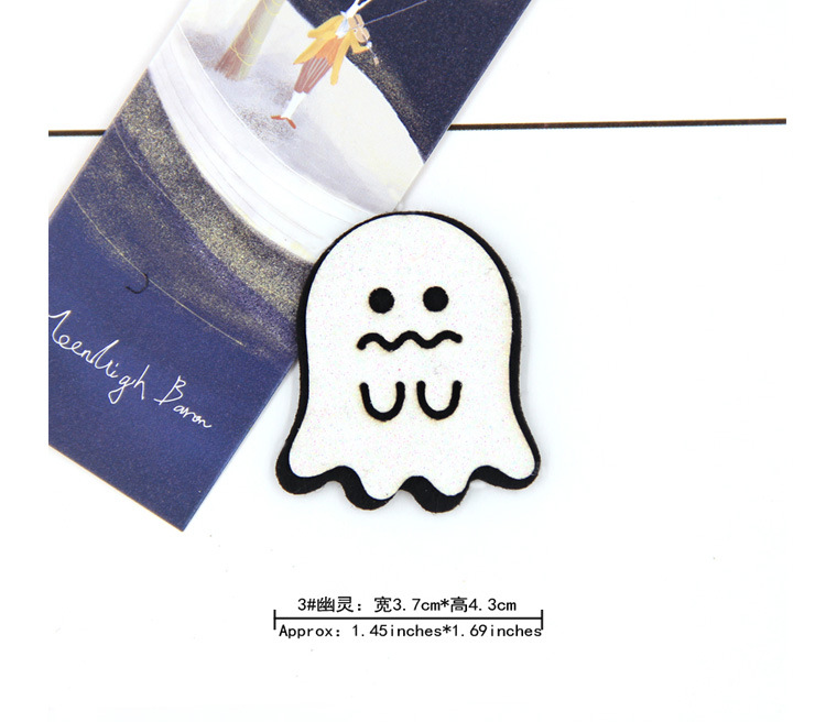 New Korean-style Halloween Wizard hat Pumpkin Ghost Skull Bat BOO hair clip accessory pic 22