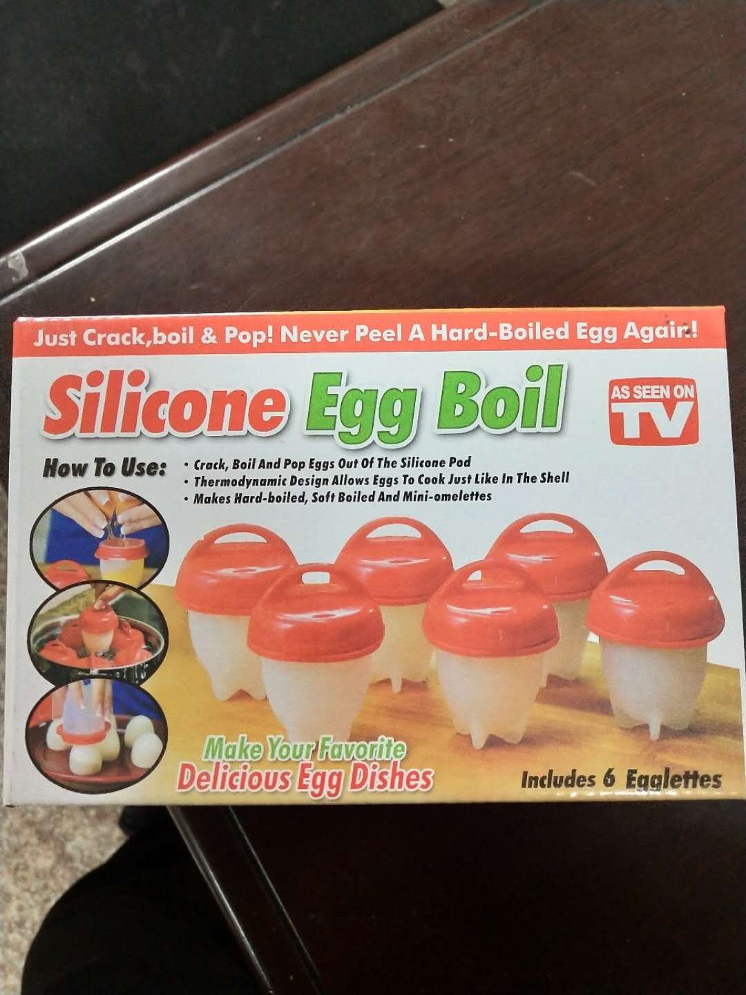 TV产品煮蛋器鸡蛋杯Egglettes煮蛋器Cooker硅胶eggies摆摊货源详情2