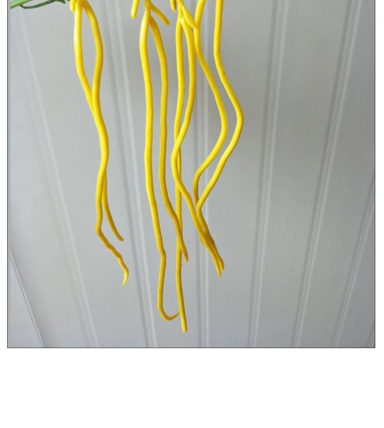 厂家供应仿真植物长豆配件花店装饰手捧花原材料批发婚庆用仿真枝叶园艺装饰用品详情11