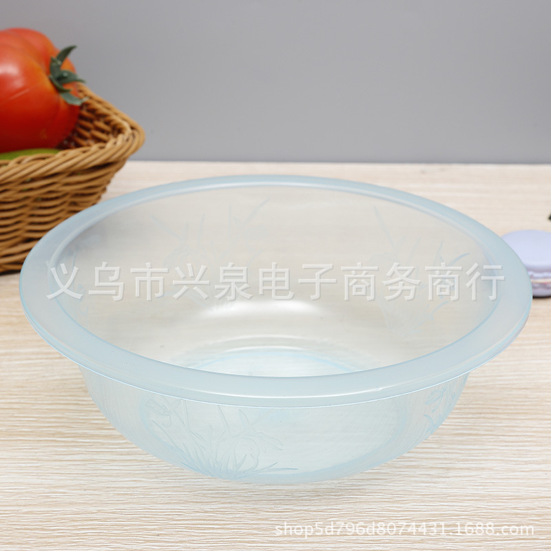 【 Zone 2-2 】 Small transparent basin 400 yuan per piece, colorful plastic basin, Water-splashing Festival small basin, gift promotion, exhibition gift basin one yuan, wholesale supply of general merchandise pic 3
