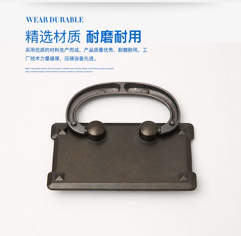 Long-term stock of four-sided handles for American-style antique furniture, hardware handles, zinc alloy cabinet drawer handles pic 5