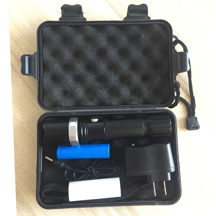 Portable high-intensity led flashlight charging flood and disaster prevention emergency zoom night cycling outdoor lighting set pic 2