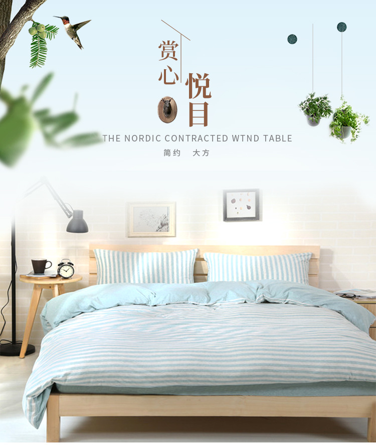 Class A Indian cotton quilt covers, Japanese knitted cotton striped quilt covers, single items, bedding, consignment, single and double wholesale pic 1