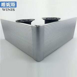 10cm black cabinet feet, high-end ABS kitchen cabinet skirting board, 10cm kitchen water deflector, adjustable plastic cabinet feet pic 10