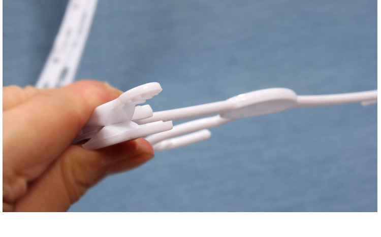 塑料成人内衣文胸衣架软胶内裤短裤夹子内衣店超市用展示胸罩衣挂详情8