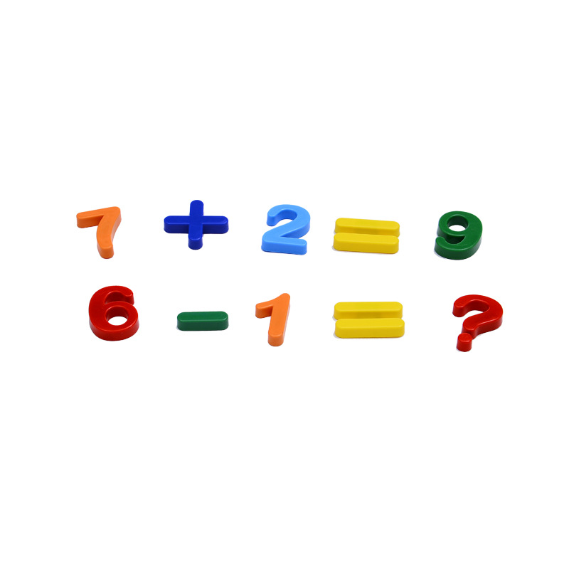厂家供应早教数字符号拼图磁性数字符号37PCS吸卡装立体拼图玩具详情16