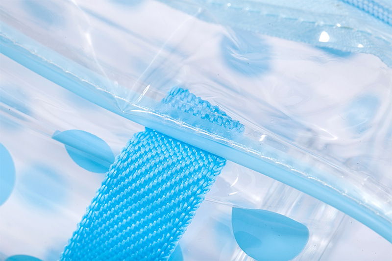 新款透明PVC防水洗漱包圆点化妆包男女便携旅行防尘护肤品收纳袋详情7