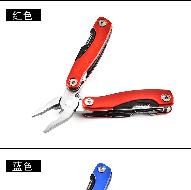 户外折叠多功能工具钳野营求生组合刀便携五金多用途刀钳实用工具详情13
