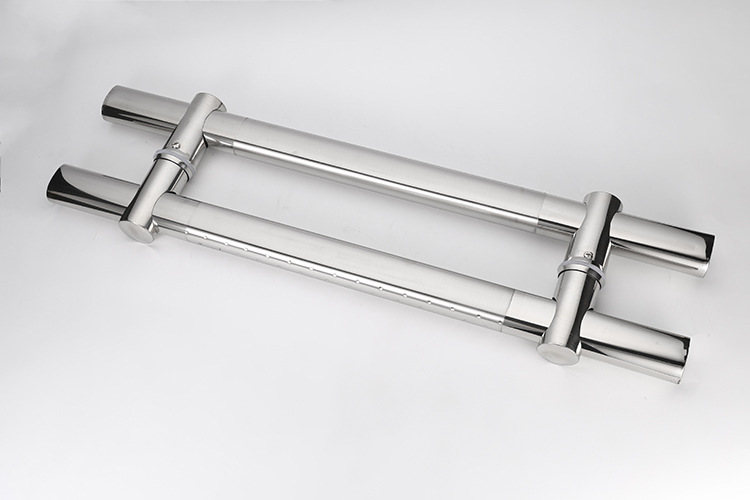 Thickened stainless steel tempered glass door handle, glass door handle handrail, large door handle hole distance adjustable handle pic 13