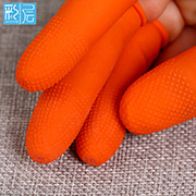 进口红纱黑胶十三针尼龙起皱透气耐油防滑防静电半挂劳保手套通用手套用品详情15