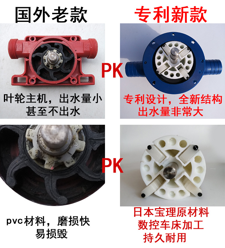 手电钻水泵 微型自吸泵 直流抽水机 自吸式离心泵 家用小型抽水泵详情16