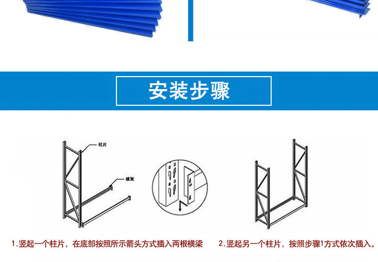 宁波货架仓储移动组合货架 家用仓库轻型货架 四层中型货架详情17