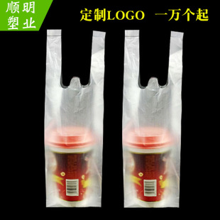 现货加厚红色喜字袋购物塑料袋打包袋背心袋外卖打包袋批发详情18