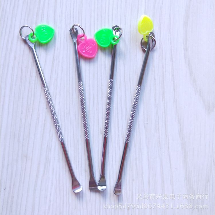 【 Zone 1-4 】【 Heart-shaped Pendant Ear Scoop 】100 yuan per bottle 12,800 yuan per box Ear scoop Metal Ear scoop Key Pendant ear scoop Ear scoop Box Ear picking Small commodity supply 1 yuan product pic 3