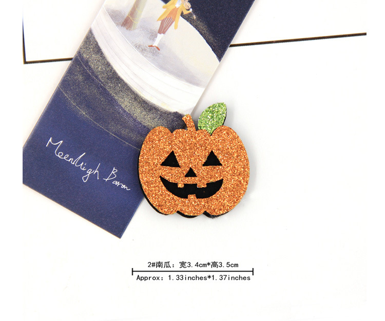 New Korean-style Halloween Wizard hat Pumpkin Ghost Skull Bat BOO hair clip accessory pic 18